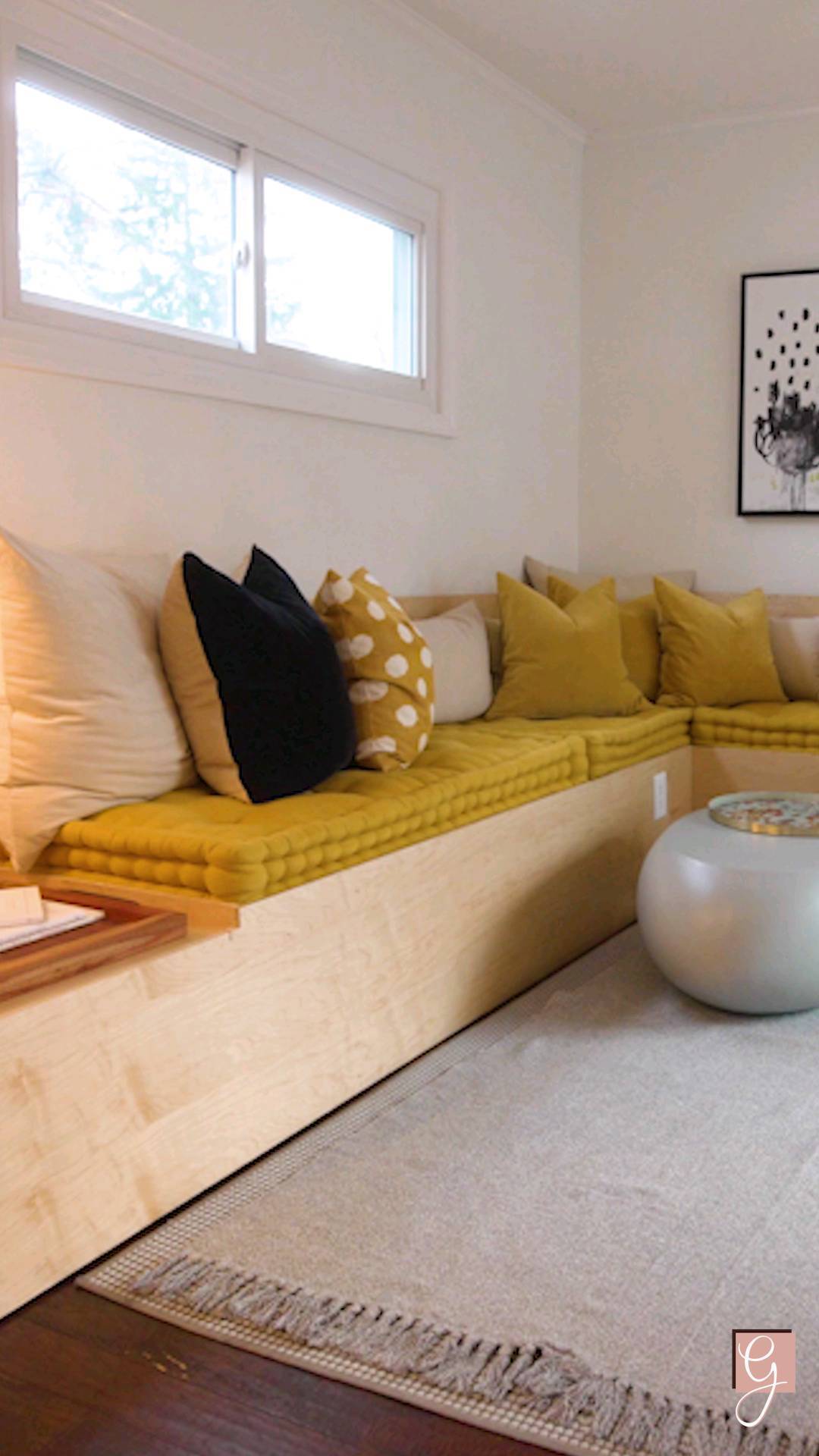 In this episode: I incorporate beautiful yellow ochre in our den. It brings so much life to our first floor. Look out for the full interior design series ~ Mondays.

#mycb2 #mycratestyle #mywestelm #den #livingrooms #livingroominspo #builtins #builtnotbought #sectionalsofa #sectional #cushions #throwpillows #art #abstractart #homedecorlovers #homedecorations #interiordesigninspiration #interiordesigninspo #mytakeonhome #myhome #myhomevibe #myhomedecor #homestyle